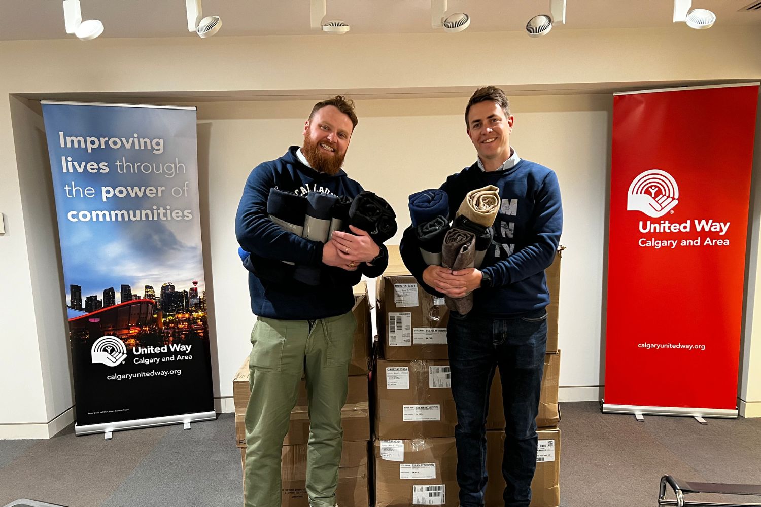 Blanket Donation to United Way How Local Laundry is Making a Differen