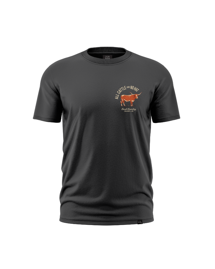 All Cattle and No Hat T-Shirt - Local Laundry