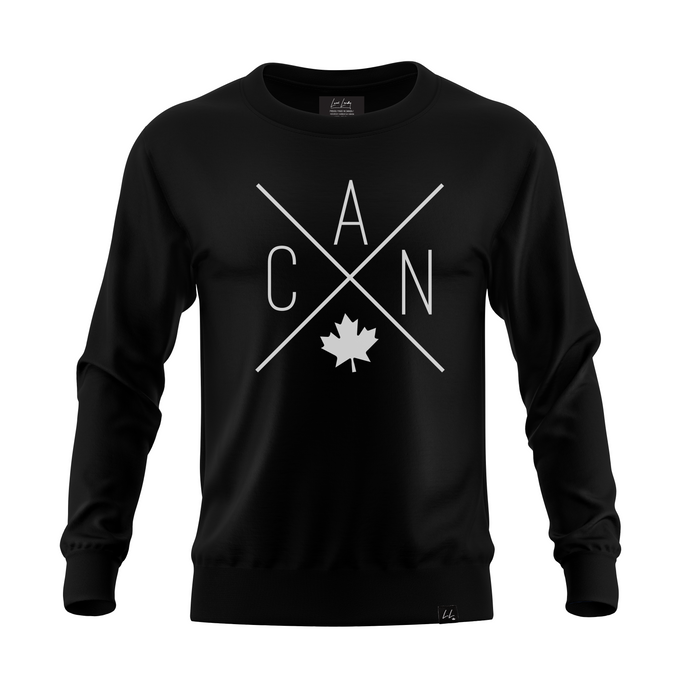 CAN Crewneck - Black π¨π¦ - Local Laundry