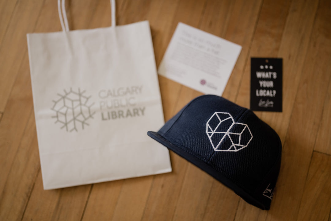 MADE IN CANADA CALGARY PUBLIC LIBRARY FOUNDATION SNAPBACK
