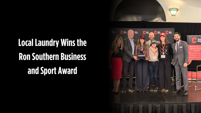 Local Laundry Wins the Ron Southern Business and Sport Award