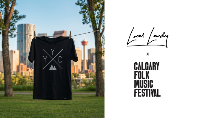 LOCAL LAUNDRY ANNOUNCED AS THE OFFICIAL APPAREL PARTNER FOR THE 2026 CALGARY FOLK MUSIC FESTIVAL