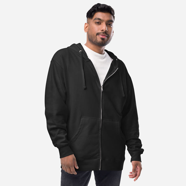 Custom Unisex Fleece Zip Up Hoodie