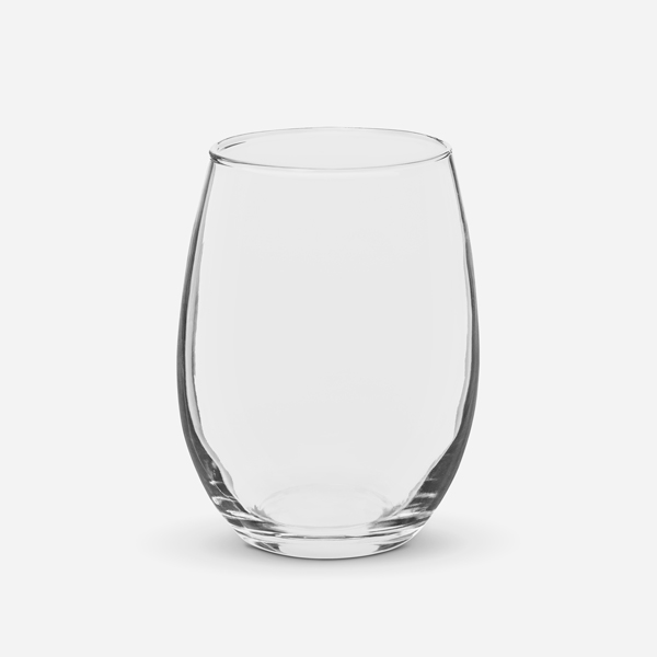 Custom Stemless Wine Glass (15 oz)