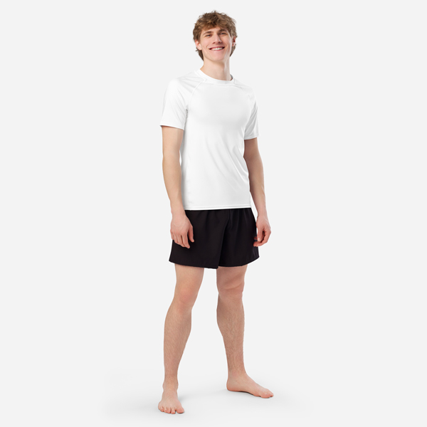 Custom All-Over Print Men's Recycled Short Sleeve Rash Guard