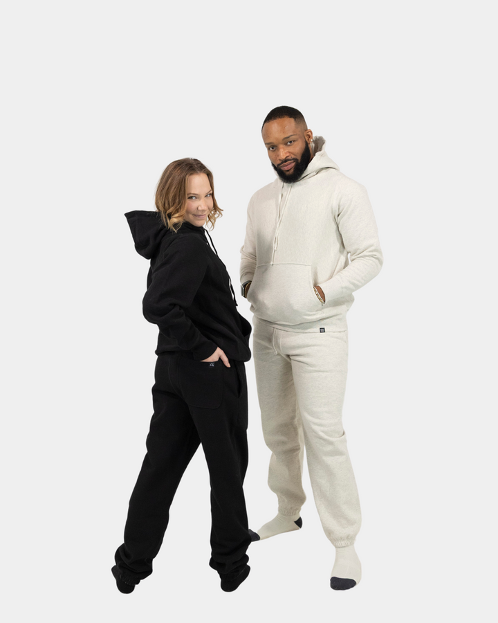 Heavyweight Sweatsuit - Heather Oatmeal - Local Laundry