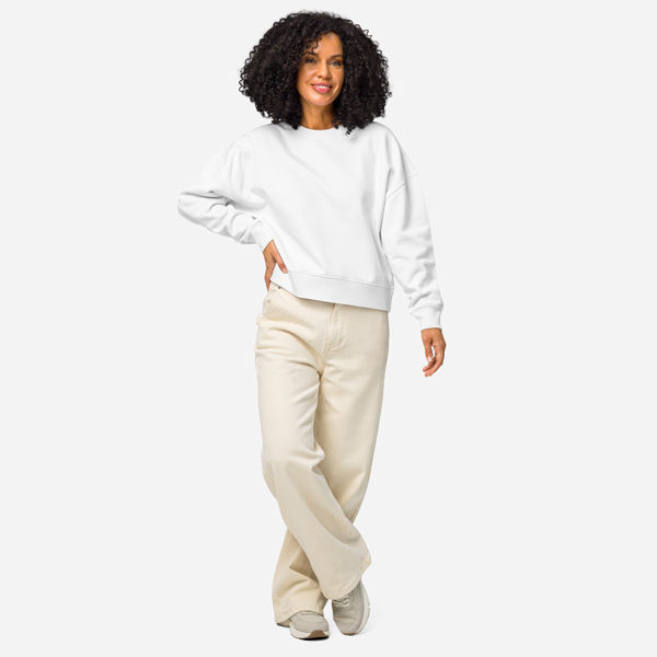 Custom Women's Organic Crew Neck Stella Alma Sweatshirt