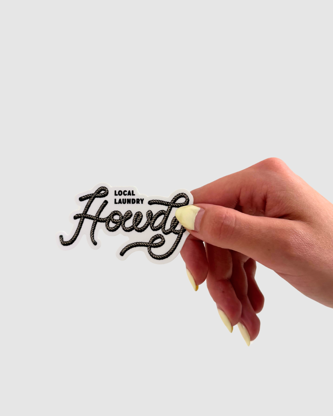 Howdy Sticker - Local Laundry