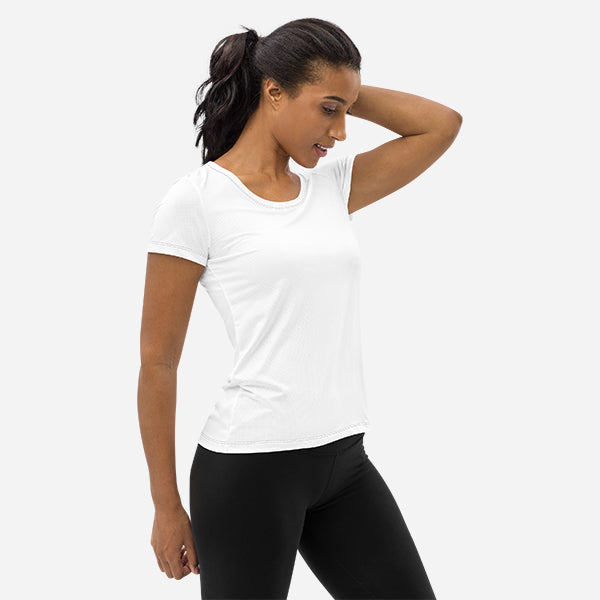 Custom All-Over Print Women's Athletic T-Shirt