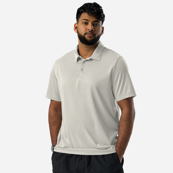 Custom Unisex Adidas Space-Dyed Polo Shirt
