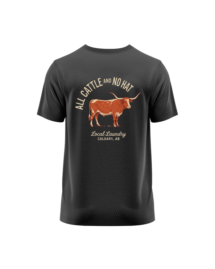 All Cattle and No Hat T-Shirt - Local Laundry