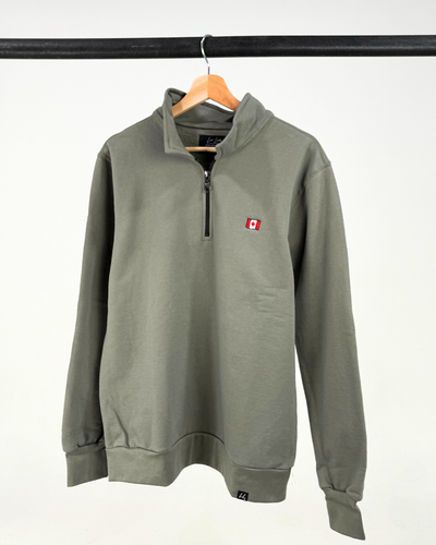 The Canadian Flag 1/4 Zip - Local Laundry