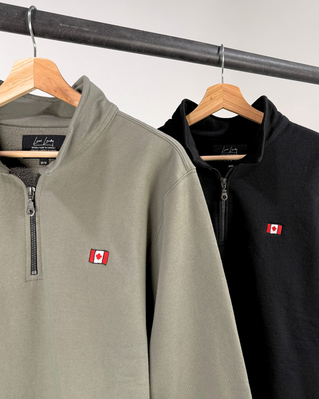 The Canadian Flag 1/4 Zip