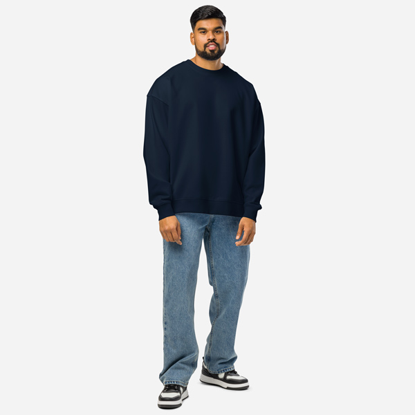 Custom Unisex Organic Oversized Raddler 2.0 Sweatshirt