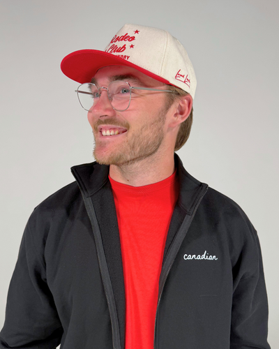 The Canadian Statement Track Jacket - Black