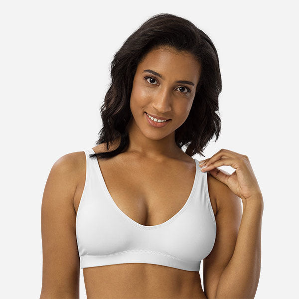 Custom All-Over Print Recycled Padded Bikini Top