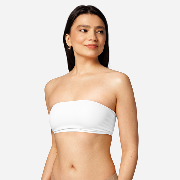Custom All-Over Print Recycled Bandeau Bikini Top