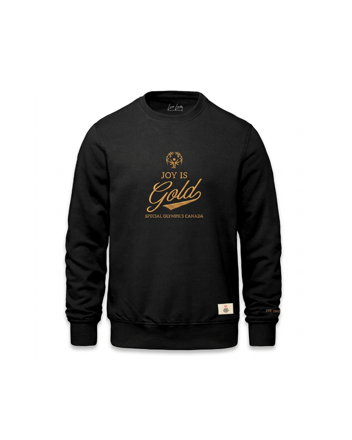 Joy is Gold Crewneck - Special Olympics Team Canada Presale - Local Laundry