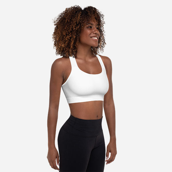 Custom All-Over Print Padded Sports Bra
