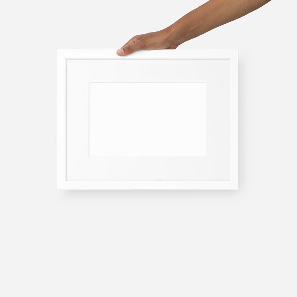 Custom Matte Paper Framed Poster With Mat (in)