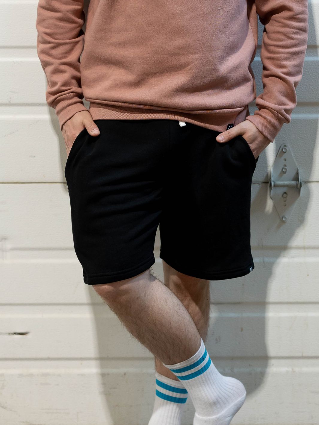 Black sustainable made in Canada shorts - Local Laundry