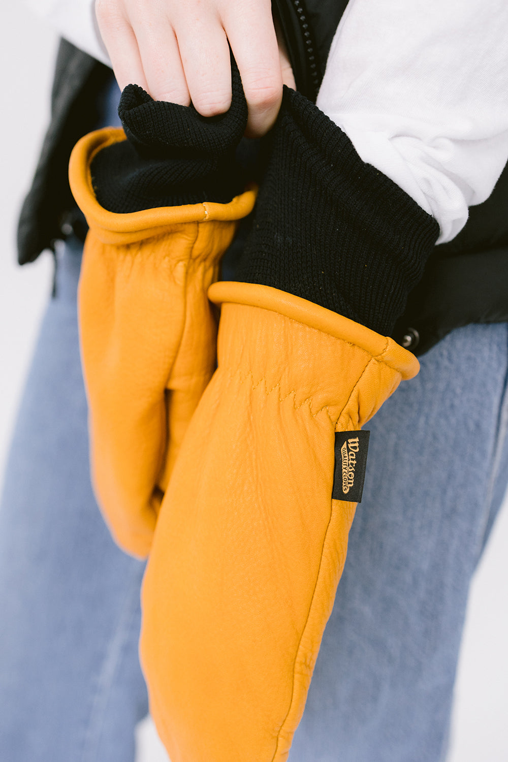 CDN x Watson Gloves Leather Winter Mitts - Local Laundry