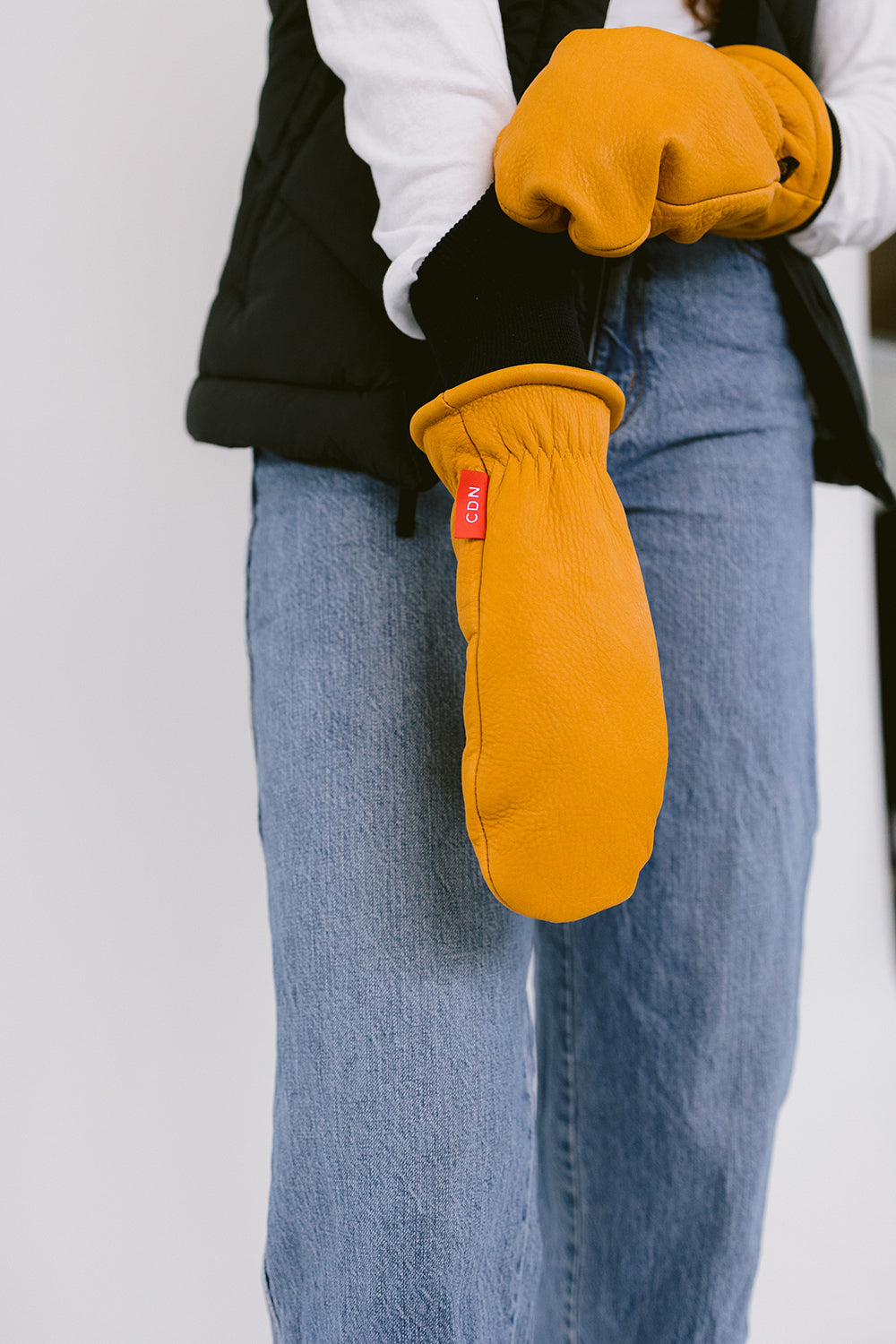 CDN x Watson Gloves Leather Winter Mitts - Local Laundry