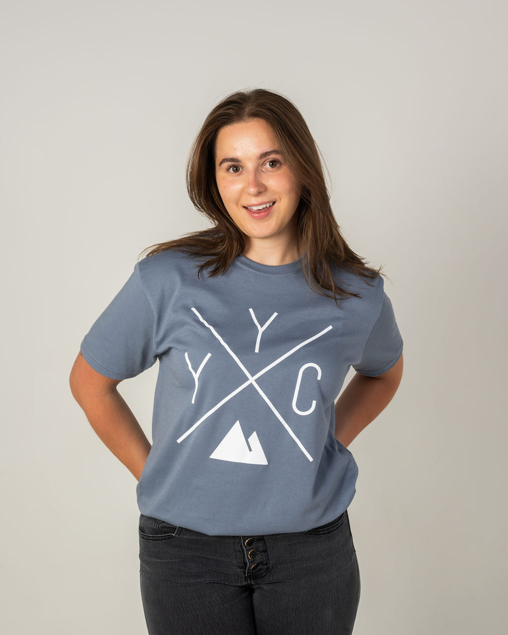 YYC T-Shirt - Steel Blue