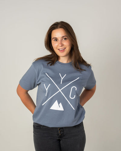 YYC T-Shirt - Steel Blue