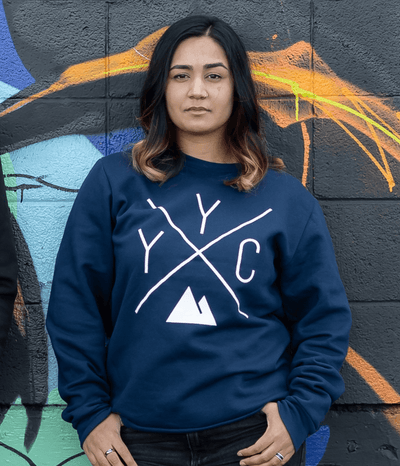 YYC Crewneck Sweatshirt - Navy 🇨🇦 - Local Laundry
