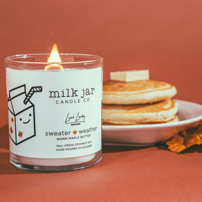 Sweater Weather Milkjar Collaboration Candle 🇨🇦 - Local Laundry