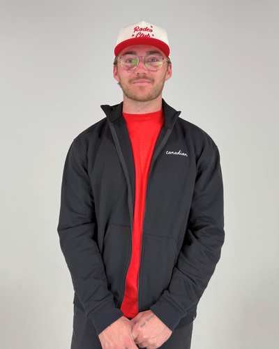 The Canadian Statement Track Jacket - Black