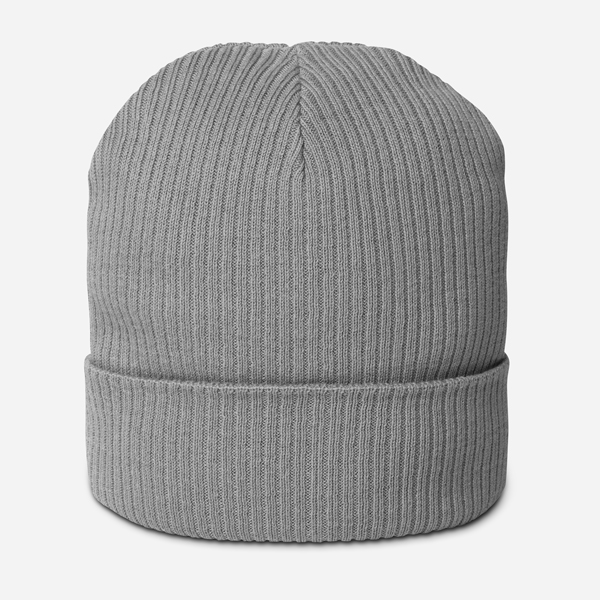 Custom Organic Ribbed Beanie