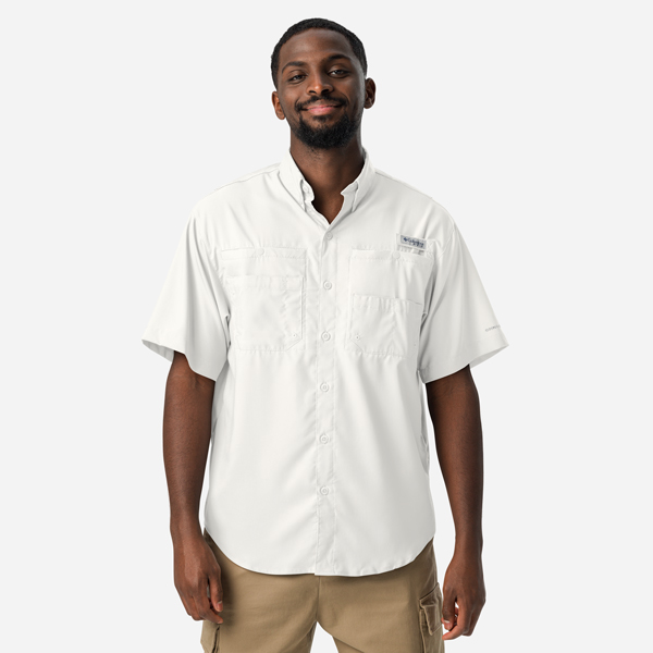 Custom Men’s Columbia Short Sleeve Button Shirt