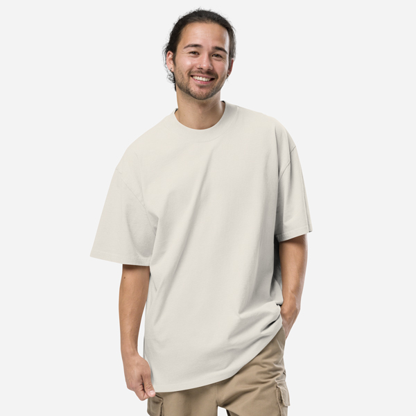 Custom Men's Oversized Faded T-Shirt