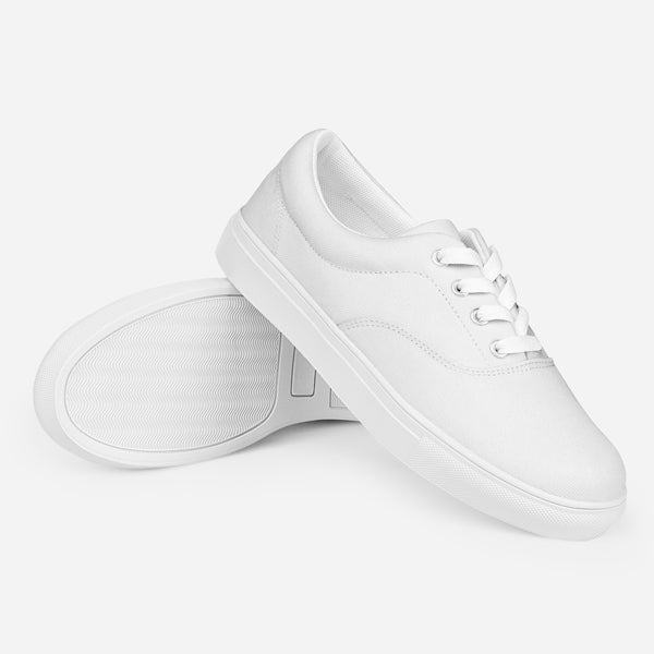 Custom Women's Lace-Up Canvas Shoes