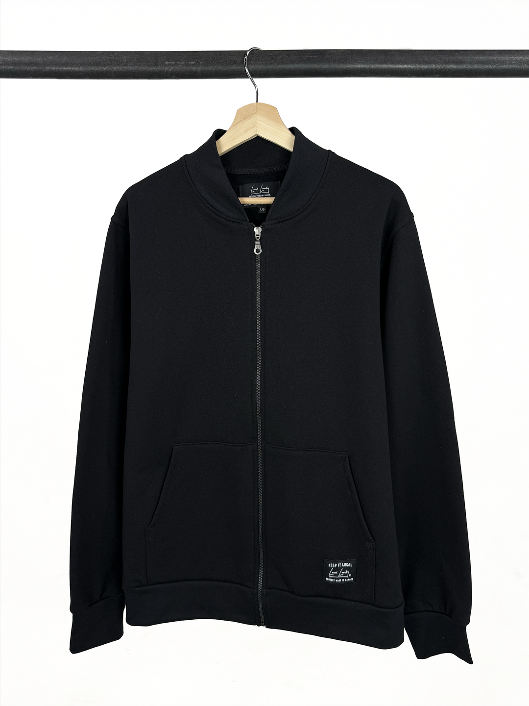 Organic Cotton Fleece Bomber Jacket - Local Laundry