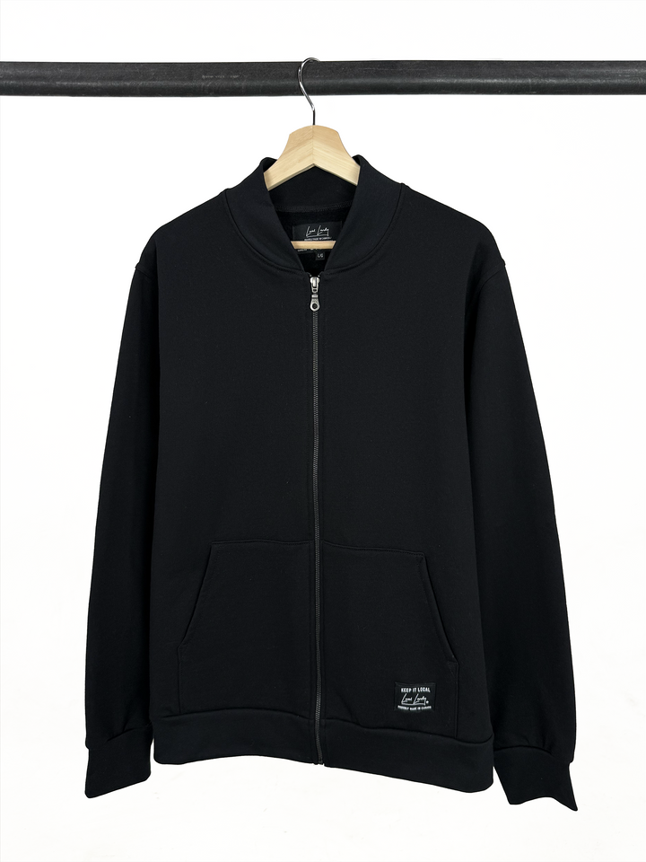 Organic Cotton Fleece Bomber Jacket - Local Laundry