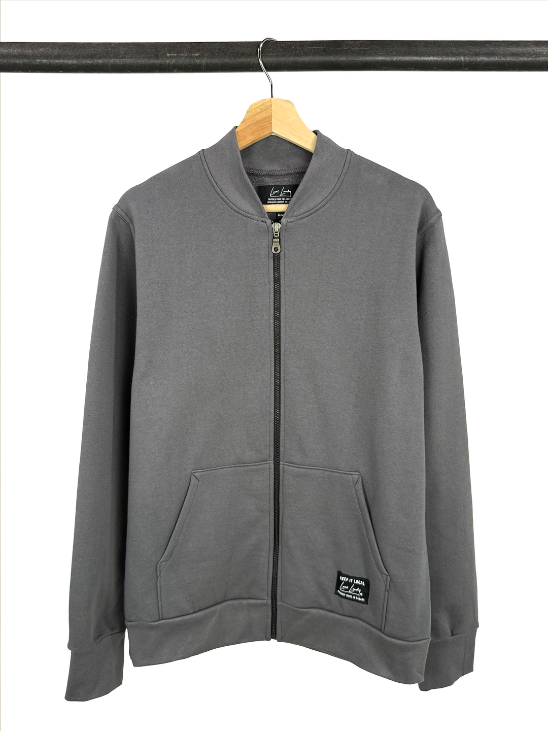 Organic Cotton Fleece Bomber Jacket - Local Laundry