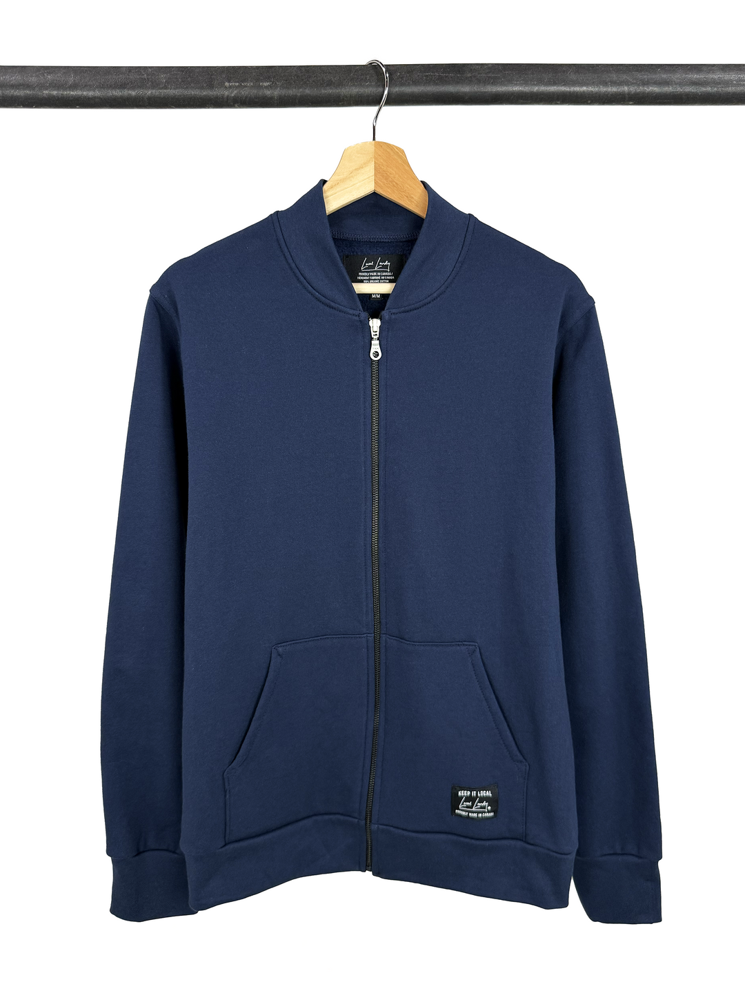 Organic Cotton Fleece Bomber Jacket - Local Laundry