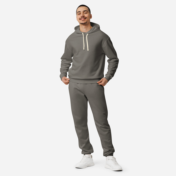 Custom Unisex Garment-Dyed Fleece Sweatpants