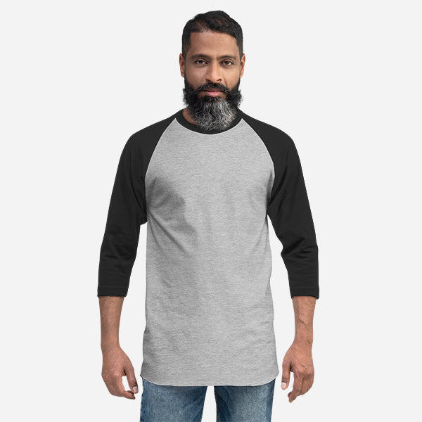 Custom Unisex 3/4 Sleeve Raglan Shirt