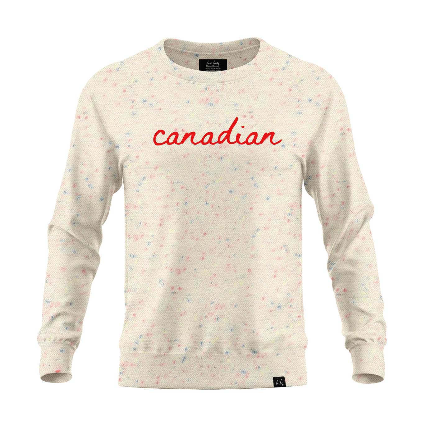 The Canadian Statement Heavyweight Crewneck Speckled - Local Laundry