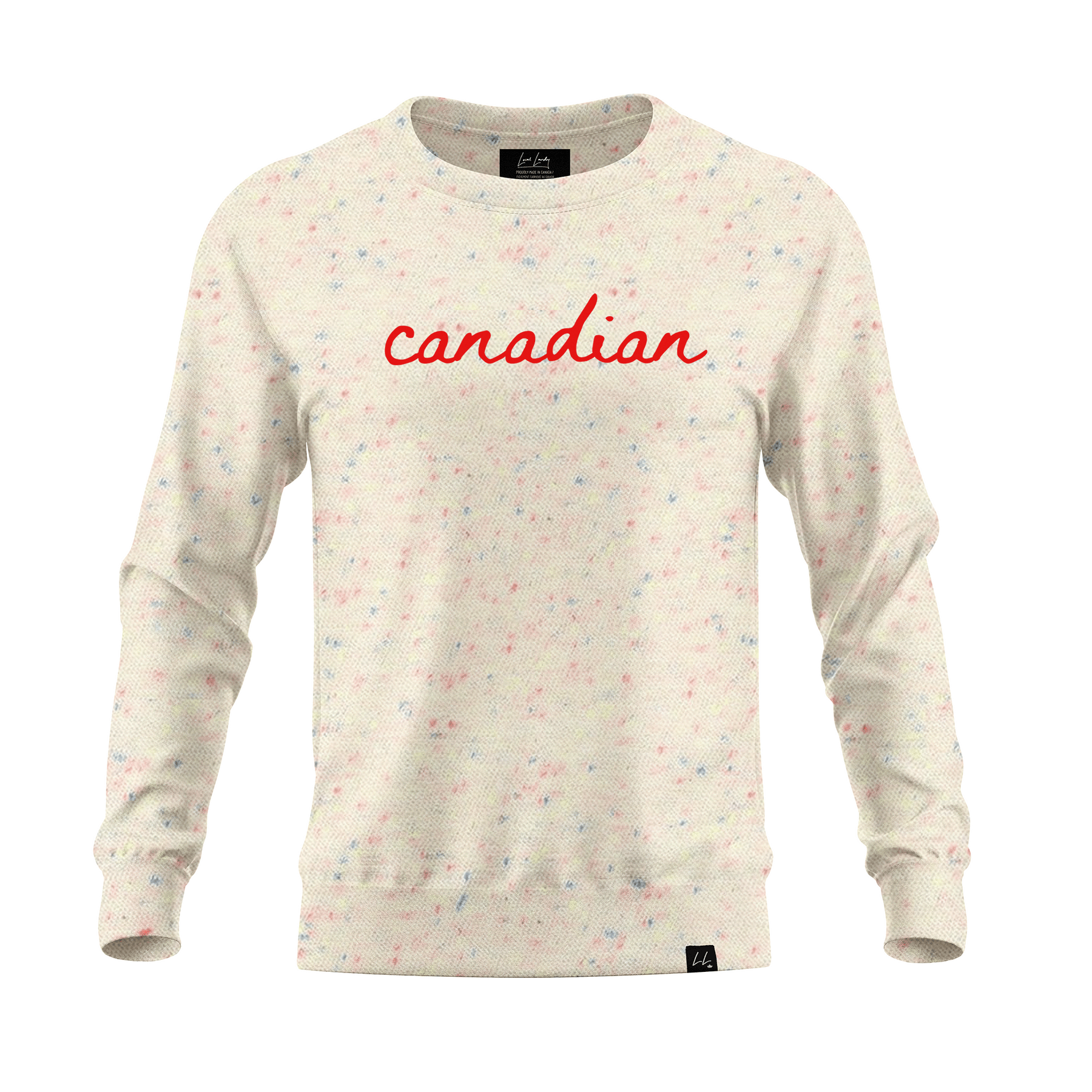 The Canadian Statement Heavyweight Crewneck Speckled