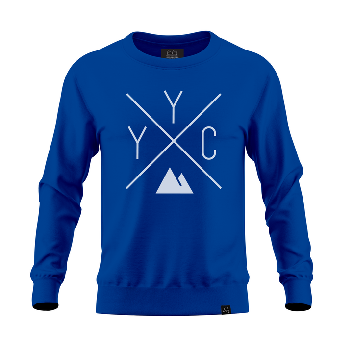 YYC Crewneck Sweatshirt - Royal Blue - Local Laundry