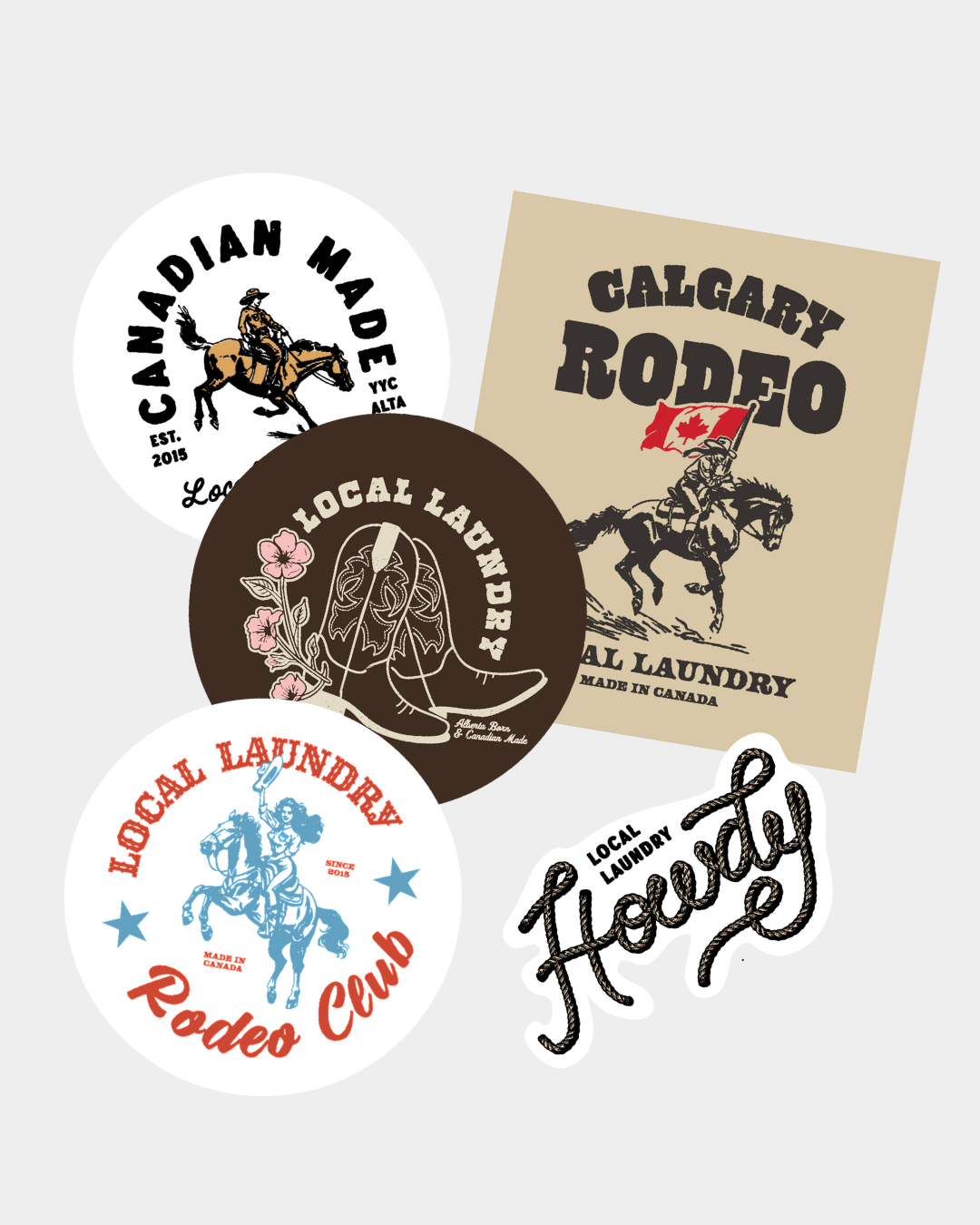 Rodeo Sticker Pack – Pack of 5