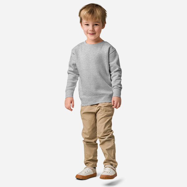 Custom Kids Crew Neck Sweatshirt