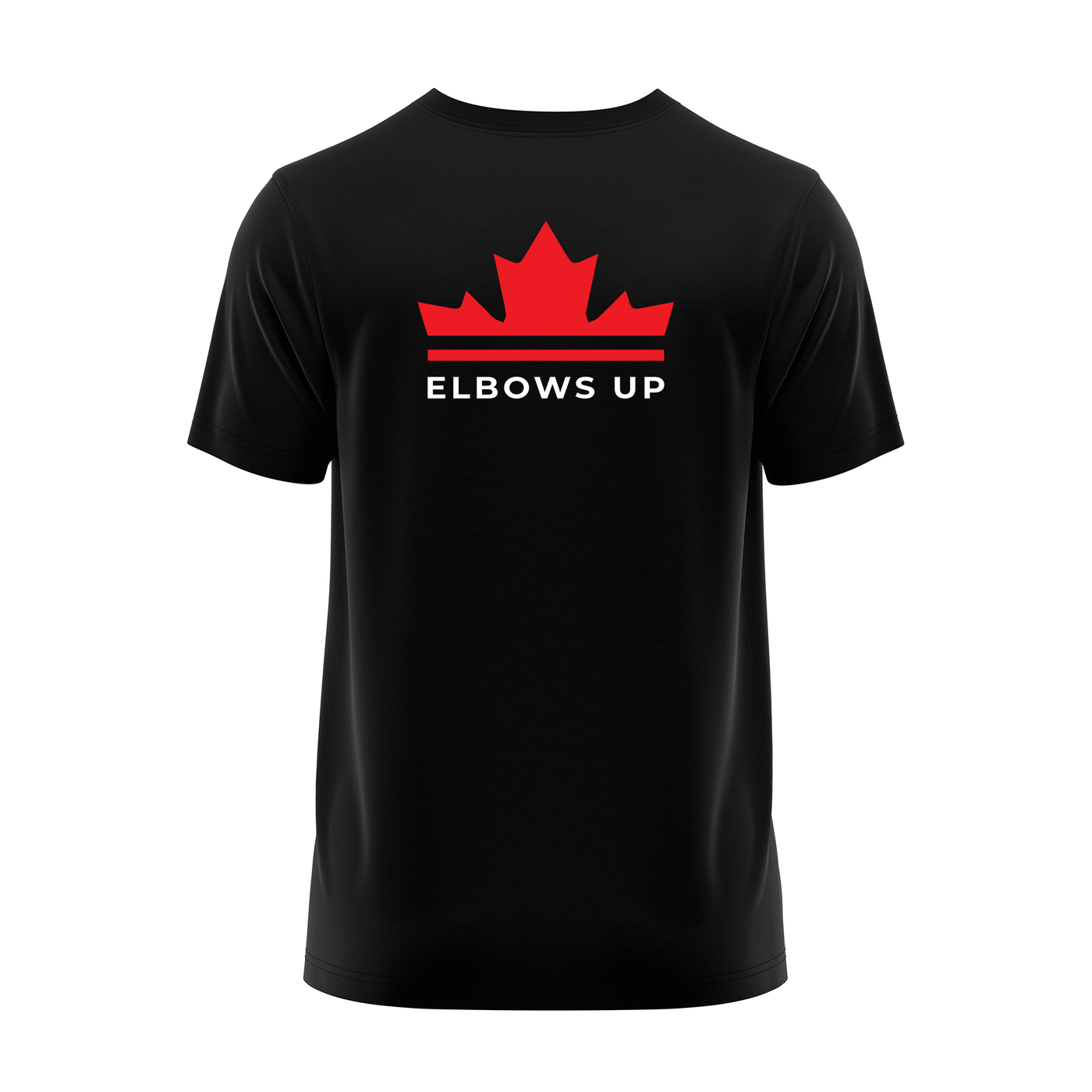 Elbows Up Black Tee