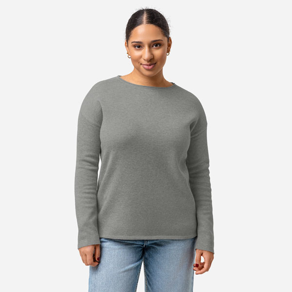 Custom Women's Straight Bottom Knitted Sweater