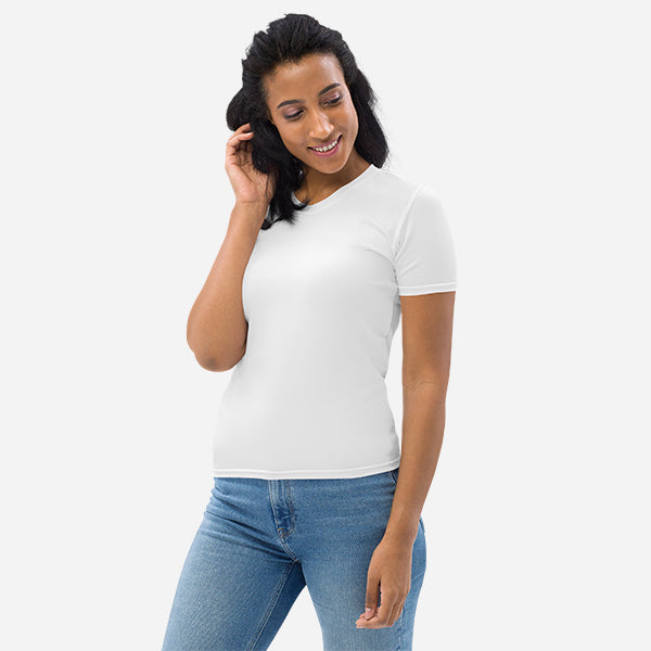 Custom All-Over Print Women's Crew Neck T-Shirt